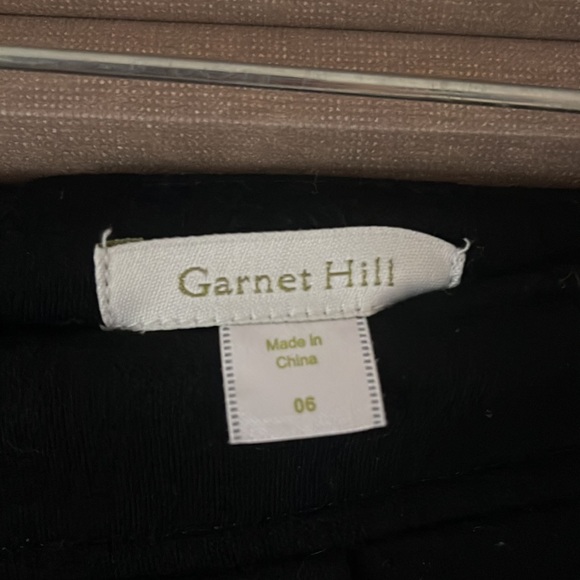 Garnet Hill 100% Wool black skirt size 6 - Picture 7 of 8